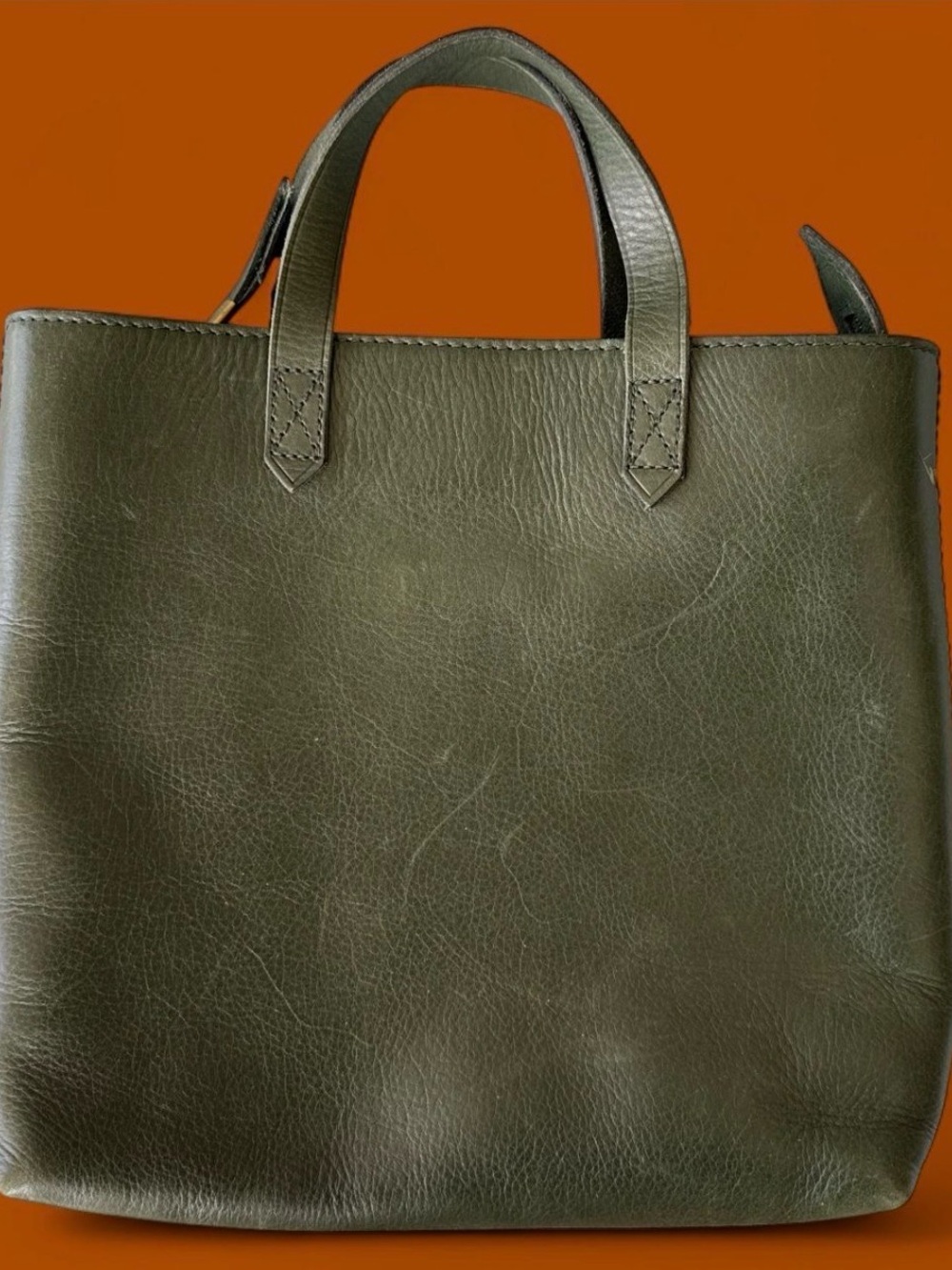 Madewell Zip-Top Transport Crossbody Tote in Green